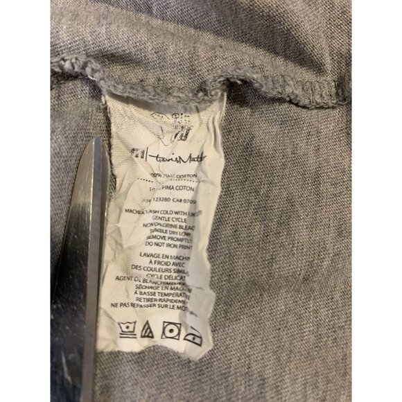 Travis Matthew Grey T-shirt XXL 100%‎ Pima Cotton - Picture 6 of 8